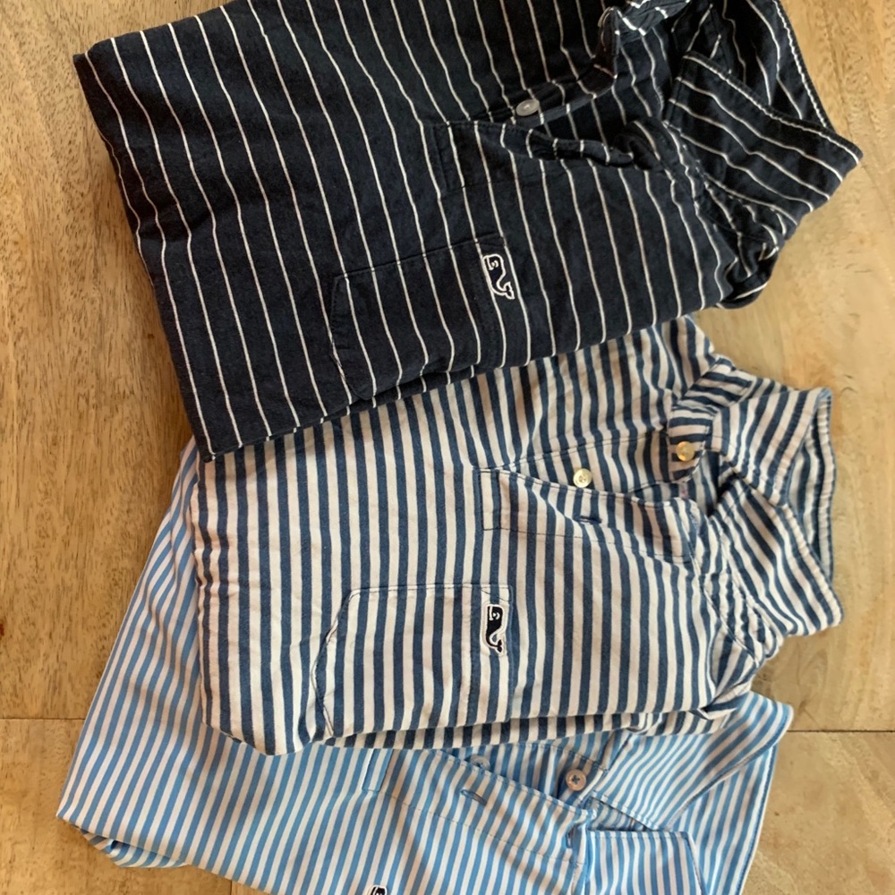 vineyard vines set of 3 polos boys size medium